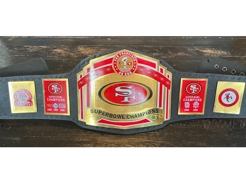 San Francisco 49ers WWE Legacy Title Belt