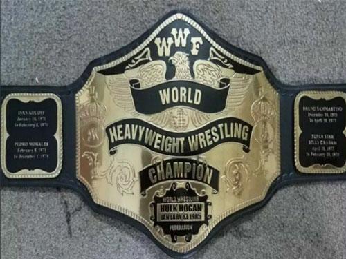 WWE 85 Hogan World Heavyweight Wrestling Championship Title Belt