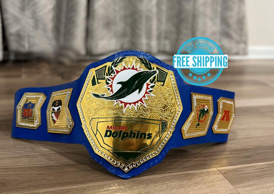 Miami Dolphins NFL Championship Title Belt