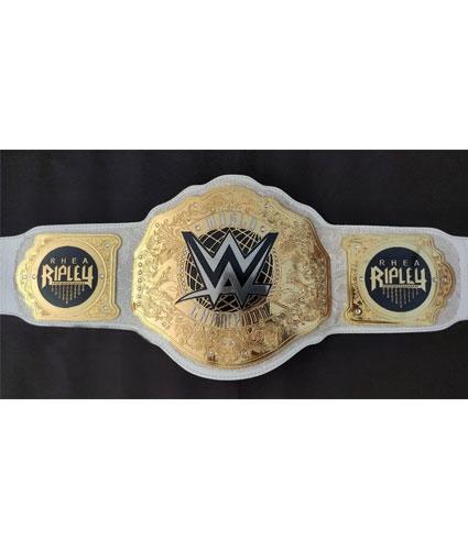 Rhea Ripley Women's Heavyweight WWE Championship Title Belt